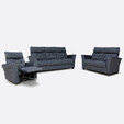 Micro Fiber Fabric Sofa 1 Seater With Recliner + 2 Seater + 3 Seater REC131
